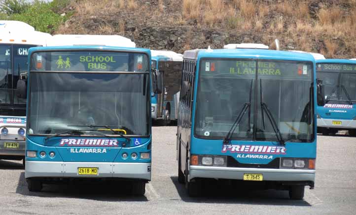 Premier Illawarra Mercedes O500LE Volgren CR228L 2618MO & Scania L94IB Custom 510 MO7645